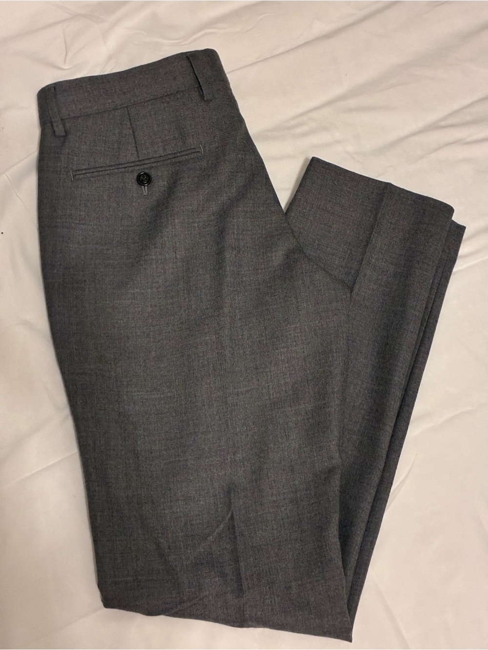 J. Crew 4 Season Thompson Men's Dark Wool Charcoal Dress Pants